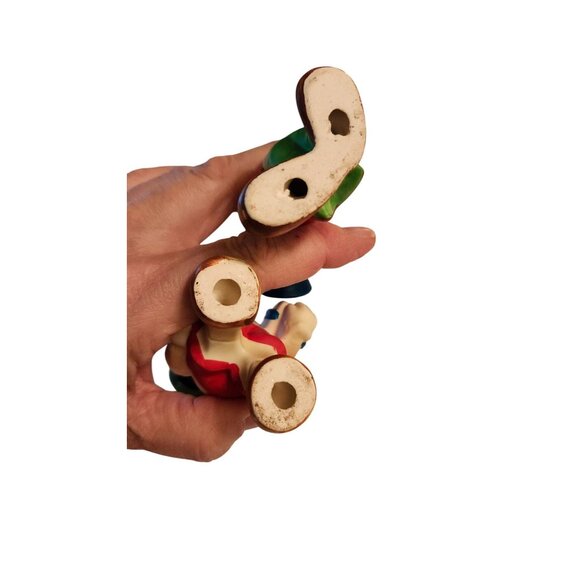 Vintage Christmas Novelty Pinocchio Jiminey Cricket Japan Figurines  Ceramic Col - Picture 6 of 8